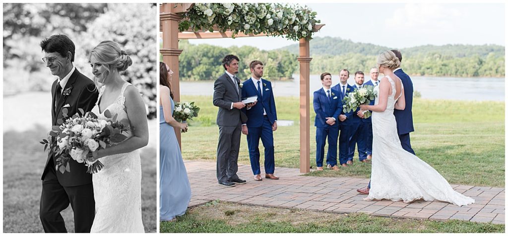 ceremony_Tennessee River Place Summer Wedding | Ryn Loren