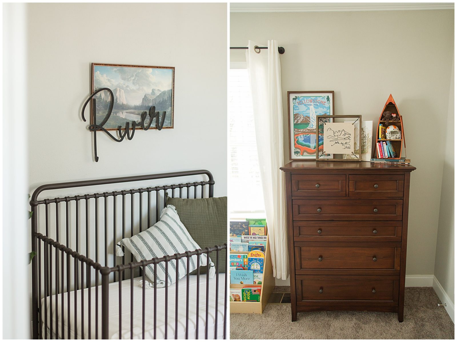 River's Nursery Outdoor Themed Boy Nursery Ryn Loren Photography